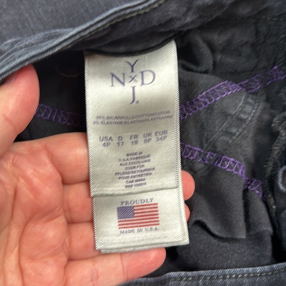 NYDJ “Barbara” Black Bootcut Denim Jeans - Picture 7 of 8